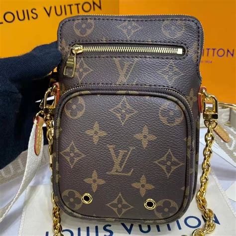 lv utility phone sleeve|LOUIS VUITTON Monogram Utility Phone Sleeve .